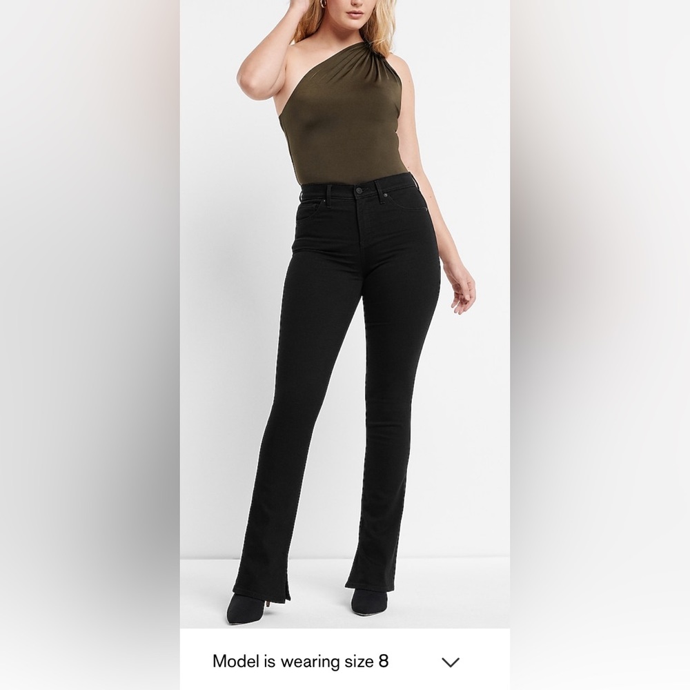 Express Mid Rise Skyscraper Black Jeans Size 8R (Brand New With Tags)